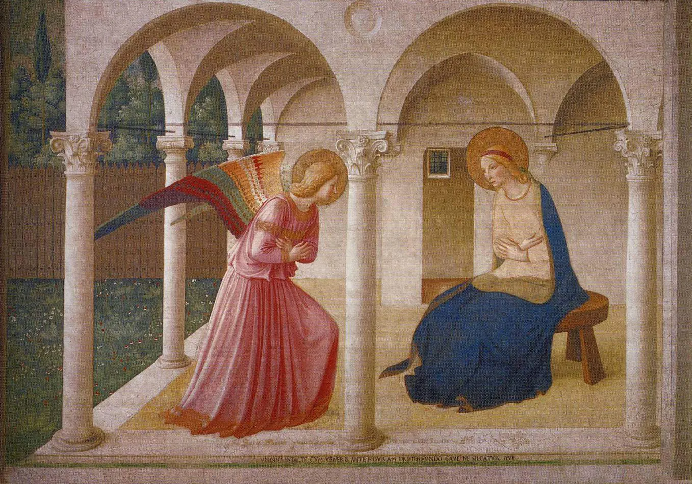 1450 Annunciazione Beato Angelico Museo San Marco Firenze