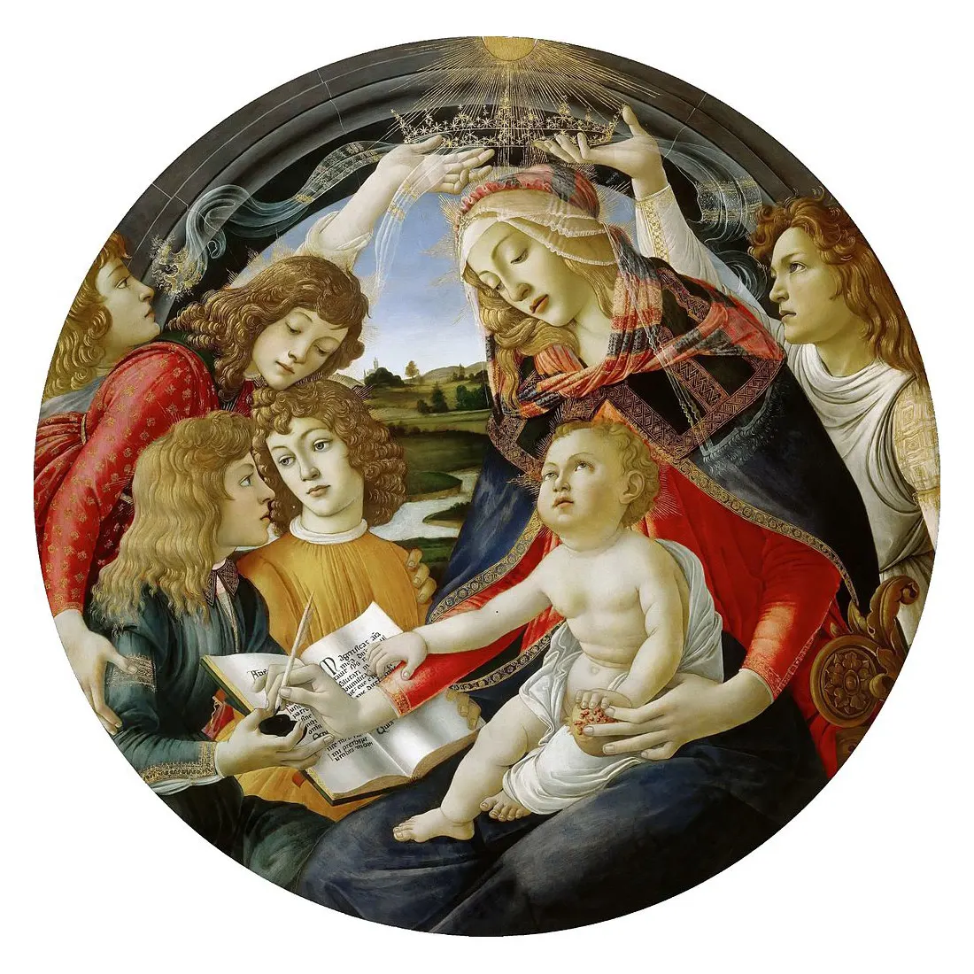 1483 Magnificat Madonna Botticelli 1483 Magnificat Madonna Botticelli