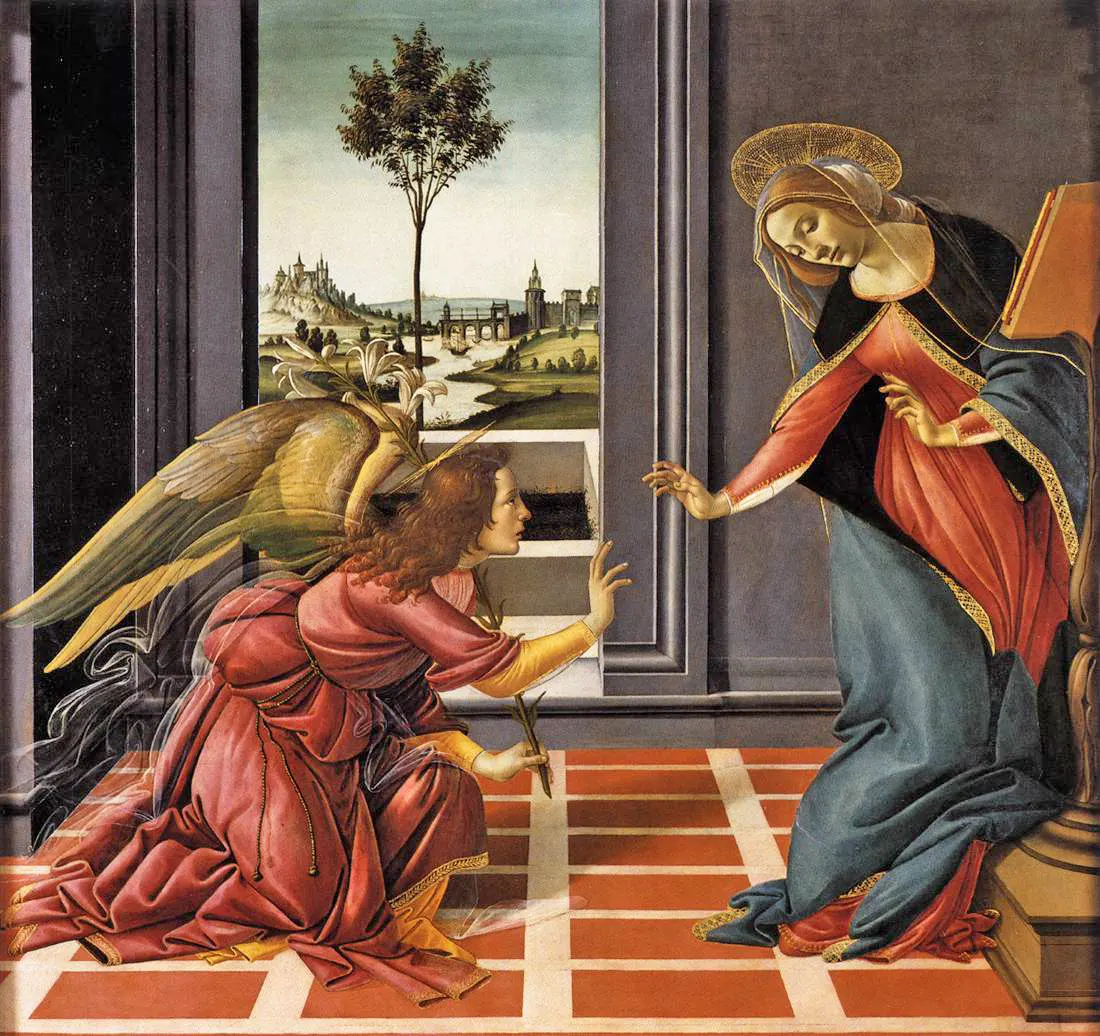 1489 Botticelli annunciazione di cestello