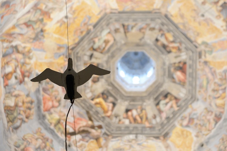 dove inside cathedral florence dove inside cathedral florence