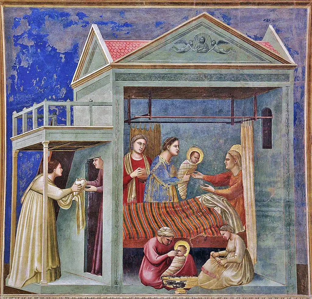 1305 Giotto Birth of the Virgin Mary 1305 Giotto Birth of the Virgin Mary