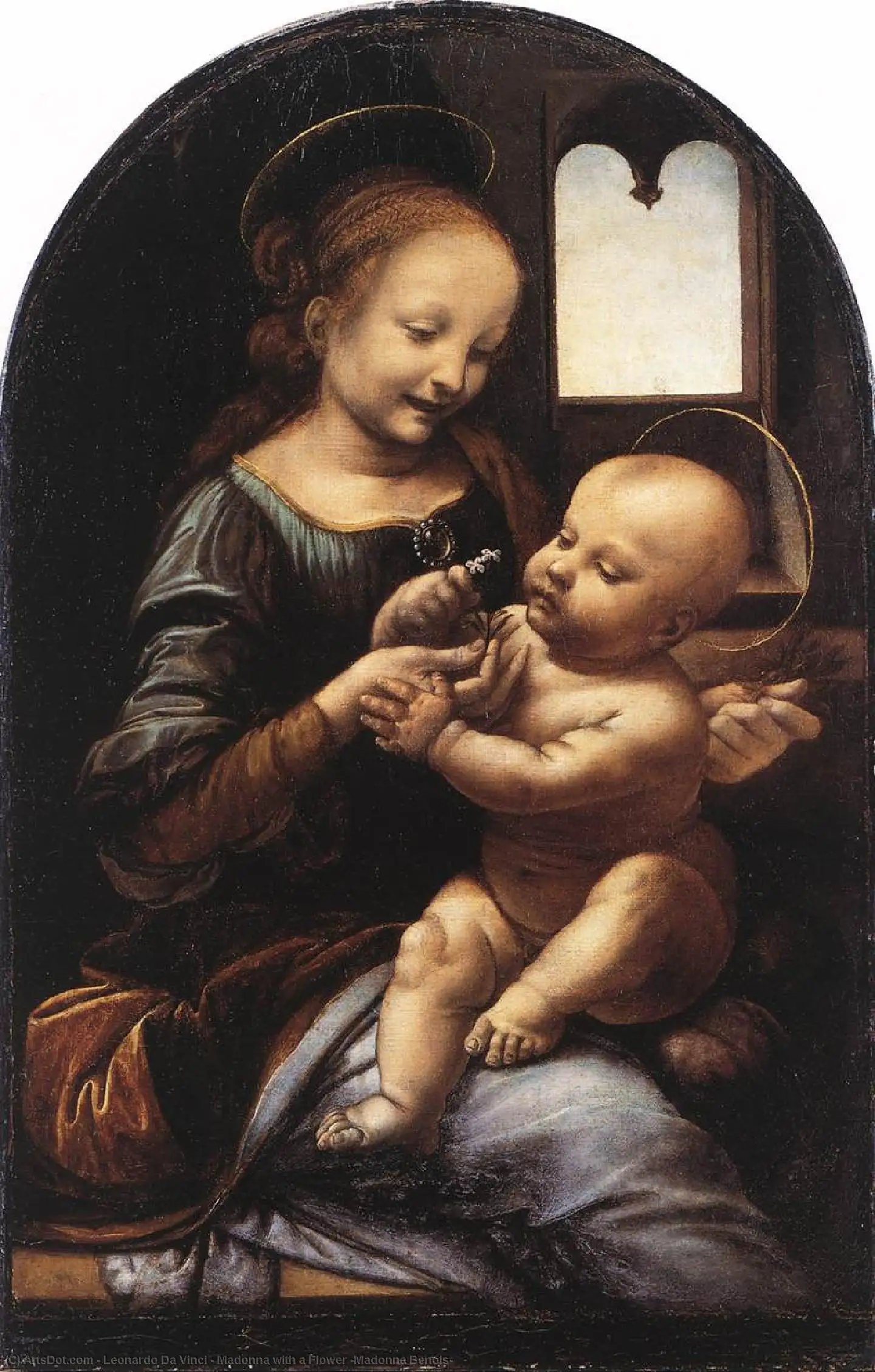 1478 Leonardo da Vinci, Madonna with a flower 1478 Leonardo da Vinci, Madonna with a flower